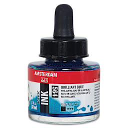 Amsterdam Acrylic Ink - Brilliant Blue, 30 ml