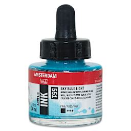 Amsterdam Acrylic Ink - Sky Blue Light, 30 ml