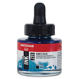 Amsterdam Acrylic Ink - King's Blue, 30 ml