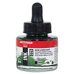 Amsterdam Acrylic Ink - Olive Green Deep, 30 ml
