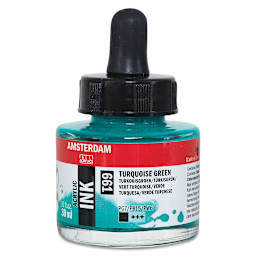 Amsterdam Acrylic Ink - Turquoise Green, 30 ml