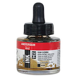 Amsterdam Acrylic Ink - Raw Sienna, 30 ml