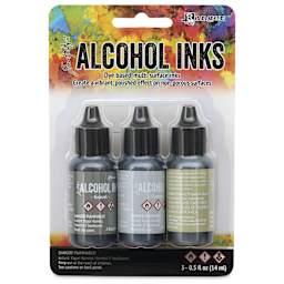 Ranger Tim Holtz Alcohol Ink - Crossroads, Set of 3, 05 oz, front of the packaging