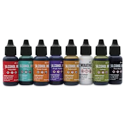 Ranger Tim Holtz Alcohol Ink - Spectrum Classic, Set of 8, 05 oz