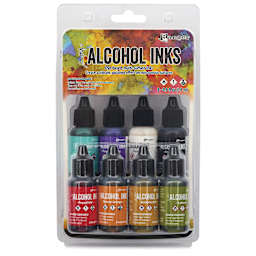Ranger Tim Holtz Alcohol Ink - Spectrum Classic, Set of 8, 05 oz, front of the packaging