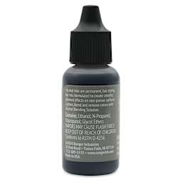 Ranger Tim Holtz Alcohol Ink - Gravel, 05 oz, back of the bottle