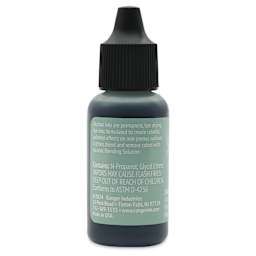 Ranger Tim Holtz Alcohol Ink - Juniper, 05 oz, back of the bottle