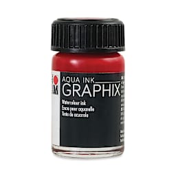 Marabu Graphix Aqua Ink - Carmine Red, 15 ml
