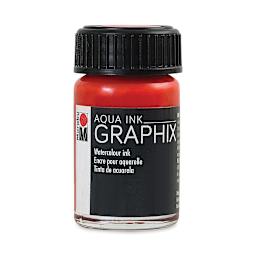 Marabu Graphix Aqua Ink - Vermilion, 15 ml