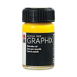 Marabu Graphix Aqua Ink - Sunshine Yellow, 15 ml