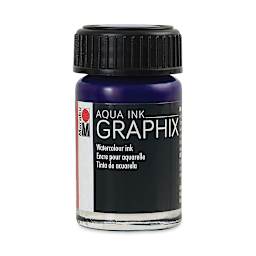 Marabu Graphix Aqua Ink - Dark Ultramarine, 15 ml