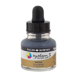 Daler-Rowney System3 Acrylic Ink - Gold, 1 oz