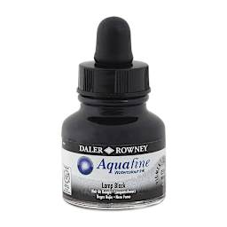 Daler-Rowney Aquafine Watercolour Ink - Lamp Black