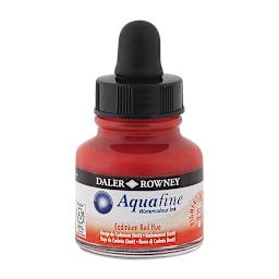 Daler-Rowney Aquafine Watercolour Inks - Single bottle of Cadmium Red Hue 