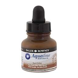 Daler-Rowney Aquafine Watercolour Ink - Burnt Umber