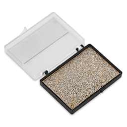 Manuscript Metallic Ink Pads - Gold Ink pad shown open
