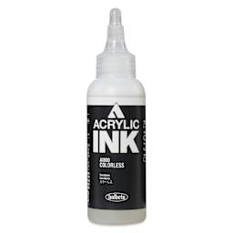 Holbein Acrylic Ink - Colorless Medium, 100 ml, front of the bottle