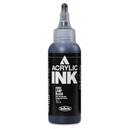 Holbein Acrylic Ink - Lamp Black, 100 ml