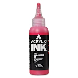 Holbein Acrylic Ink - Quinacridone Red, 100 ml