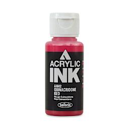 Holbein Acrylic Ink - Quinacridone Red, 30 ml