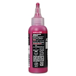 Holbein Acrylic Ink - Quinacridone Magenta, 100 ml, back