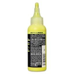 Holbein Acrylic Ink - Luminous Lemon, 100 ml, label