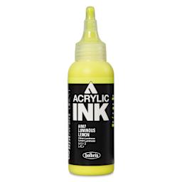 Holbein Acrylic Ink - Luminous Lemon, 100 ml
