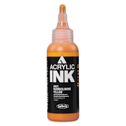 Holbein Acrylic Ink - Isoindolinone Yellow, 100 ml