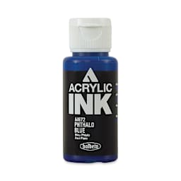 Holbein Acrylic Ink - Phthalo Blue, 30 ml