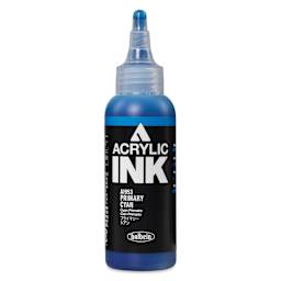 Holbein Acrylic Ink - Primary Cyan, 100 ml