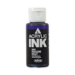 Holbein Acrylic Ink - Dioxazine Violet, 30 ml