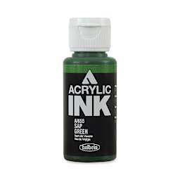Holbein Acrylic Ink - Sap Green, 30 ml