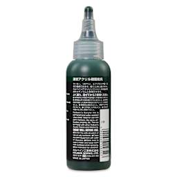 Holbein Acrylic Ink - Hooker's Green, 100 ml, label