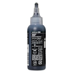 Holbein Acrylic Ink - Shadow Green, 100 ml, back