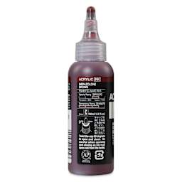 Holbein Acrylic Ink - Imidazolone Brown, 100 ml, back