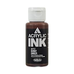 Holbein Acrylic Ink - Burnt Umber, 30 ml