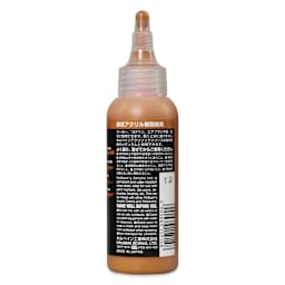 Holbein Acrylic Ink - Raw Sienna, 100 ml, label