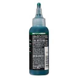 Holbein Acrylic Ink - Phthalo Green, 100 ml, label