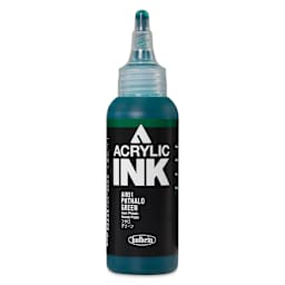 Holbein Acrylic Ink - Phthalo Green, 100 ml