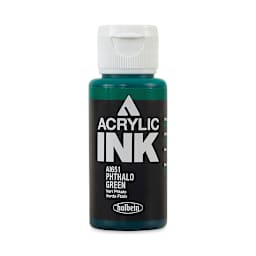 Holbein Acrylic Ink - Phthalo Green, 30 ml