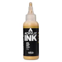 Holbein Acrylic Ink - Pearl Gold, 100 ml