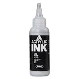 Holbein Acrylic Ink - Pearl Silver, 100 ml