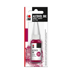Alcohol Ink Bordeaux
