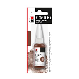Alcohol Ink Brown