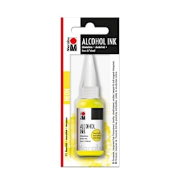 Alcohol Ink Neon Yellow