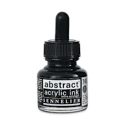 Sennelier Abstract Acrylic Ink - Carbon Black, 1 oz