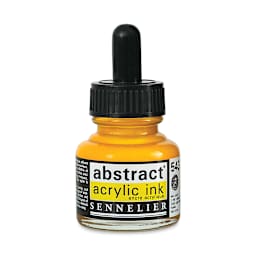 Sennelier Abstract Acrylic Ink - Cadmium Yellow Deep Hue, 1 oz