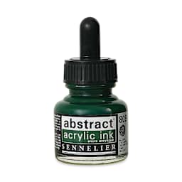 Sennelier Abstract Acrylic Ink - Hooker's Green, 1 oz