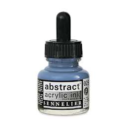 Sennelier Abstract Acrylic Ink - Iridescent Silver, 1 oz