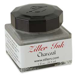 Ziller Ink - Charcoal, 1 oz